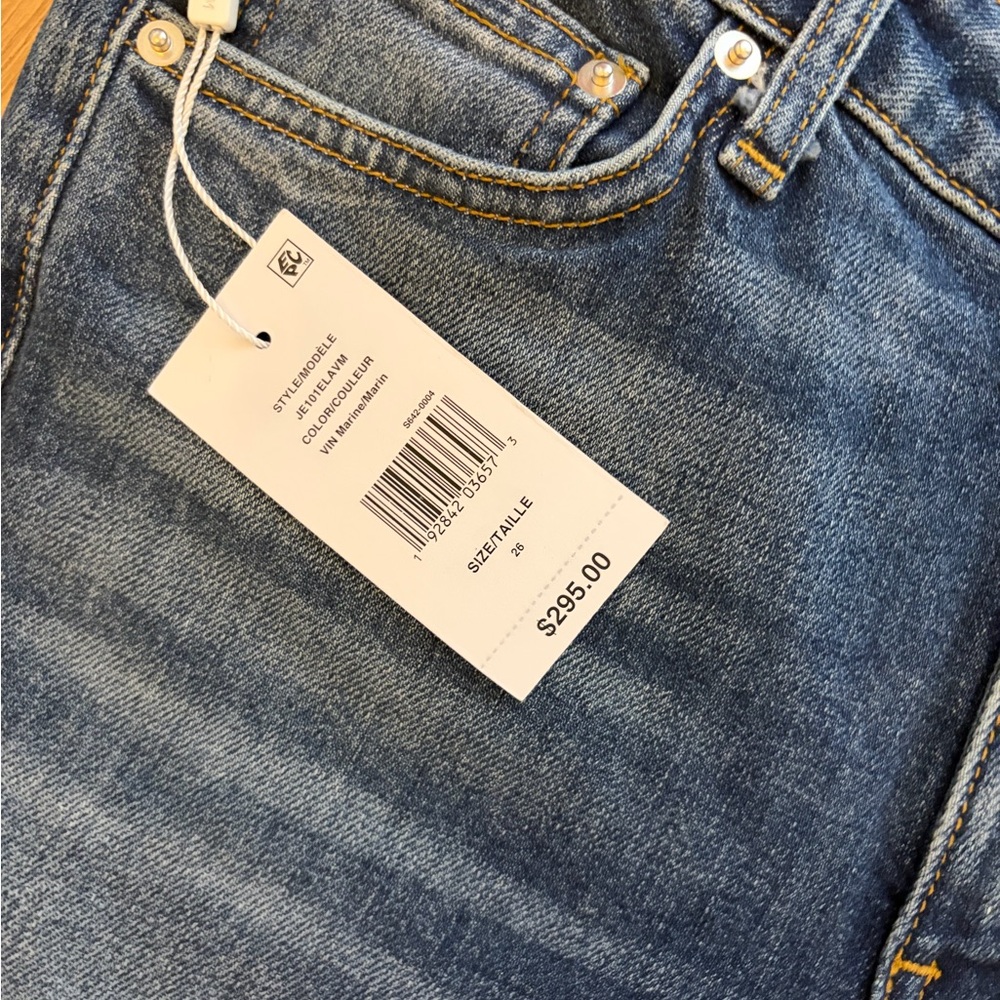 Derek Lam Dark Blue Flare Jeans Sz 26 - Picture 4 of 6